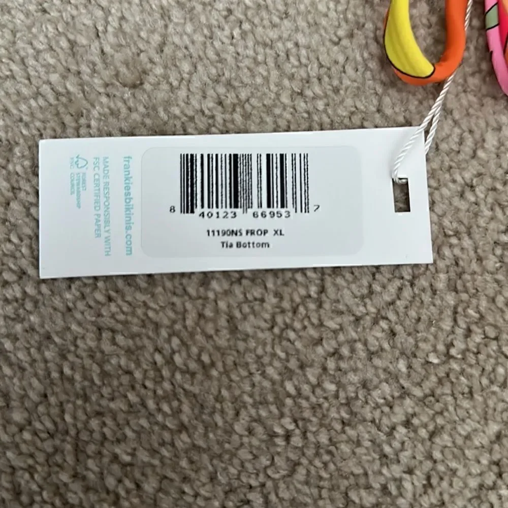 Frankie’s Bikinis XL NWT Bikini Bottom